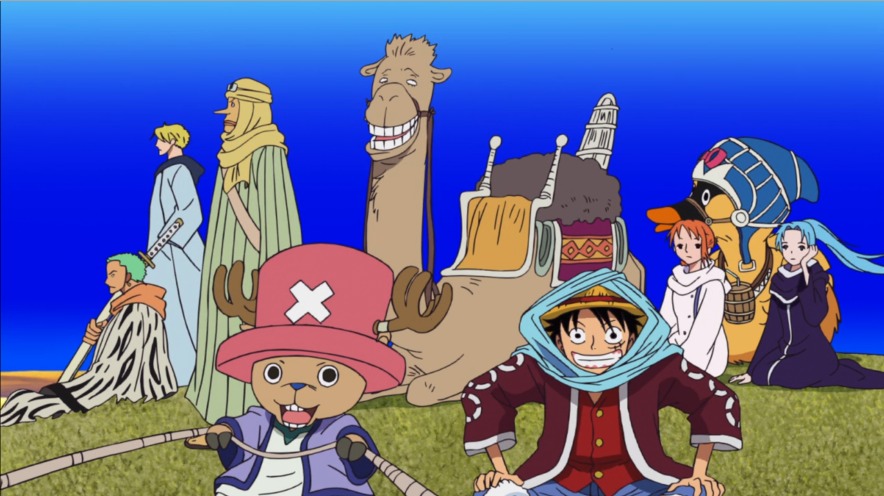 one piece movie 8: the desert princess and the pirates
