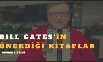 BILL GATES'İN ÖNERDİĞİ KİTAPLAR