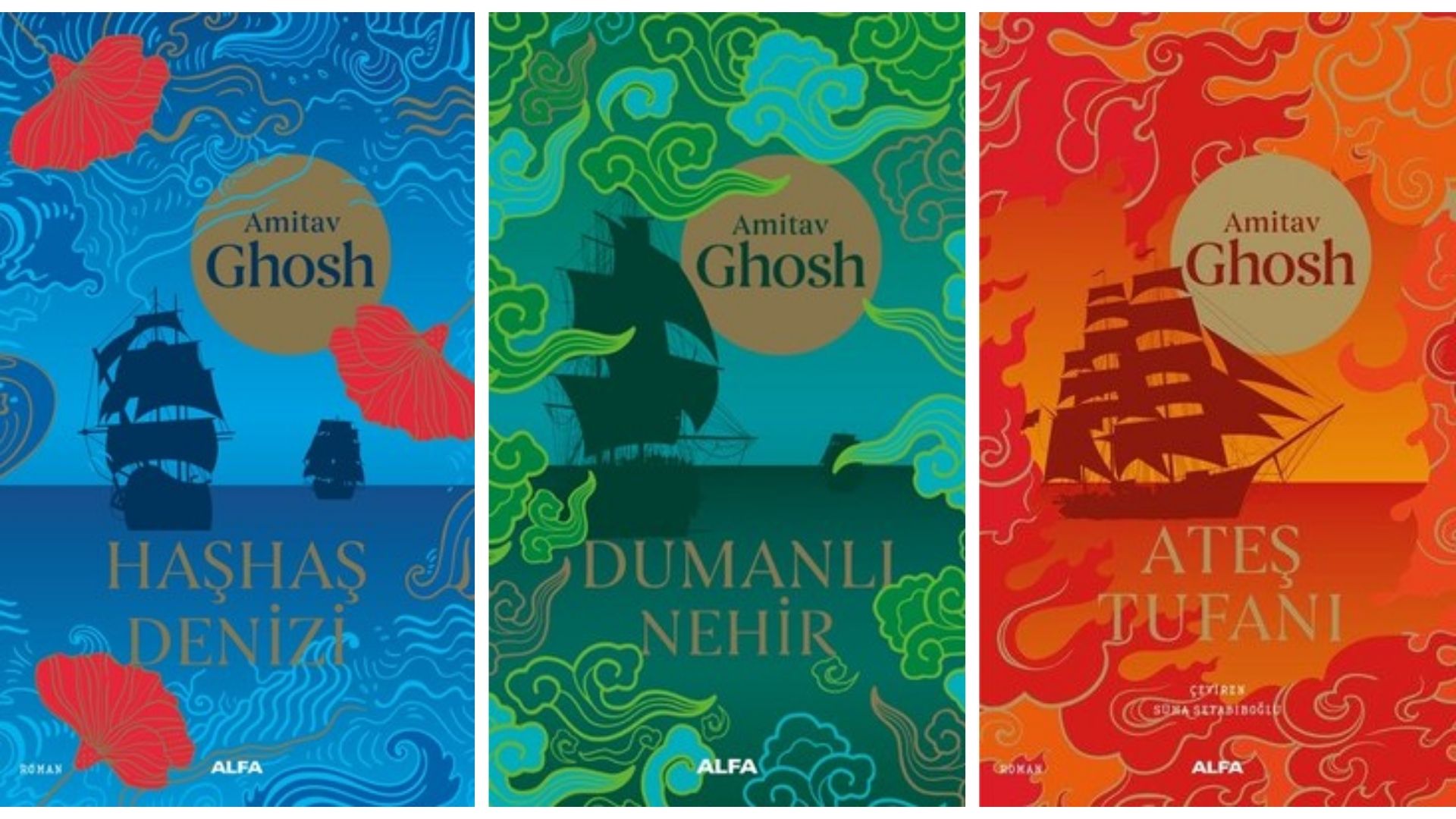 KİTAP SERİSİ: AMITAV GHOSH - IBIS ÜÇLEMESİ 1 – IBIS UCLEMESI Kitaplari