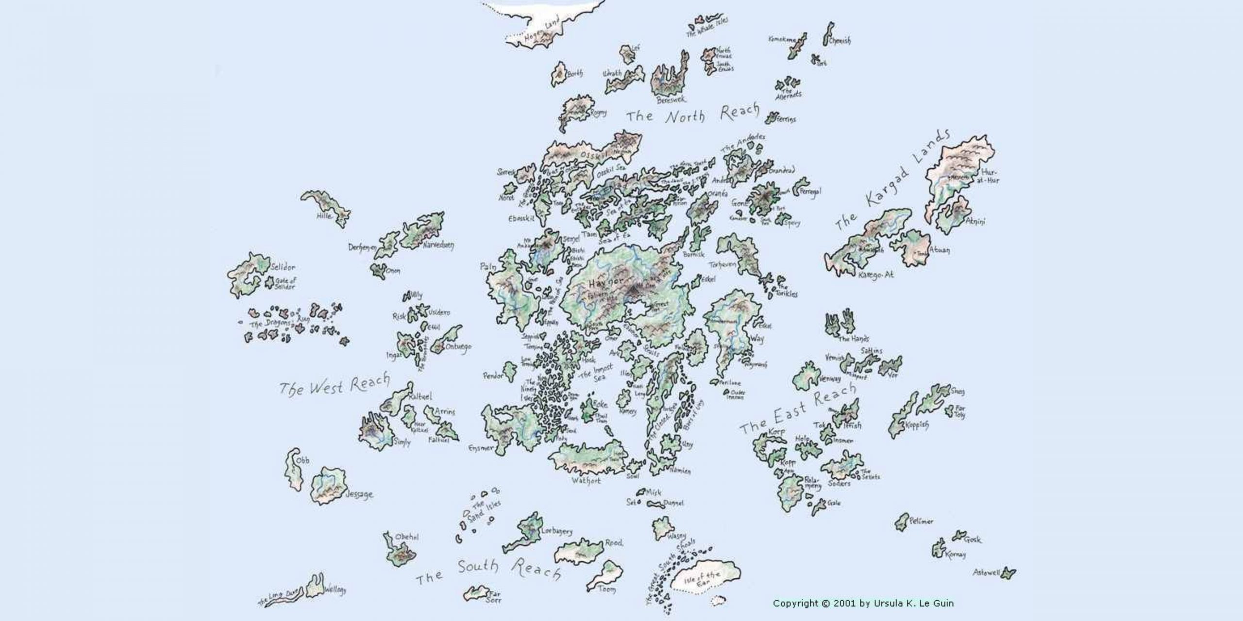 ursula k. le guin - yerdeniz serisi 1 – yerdeniz haritasi scaled