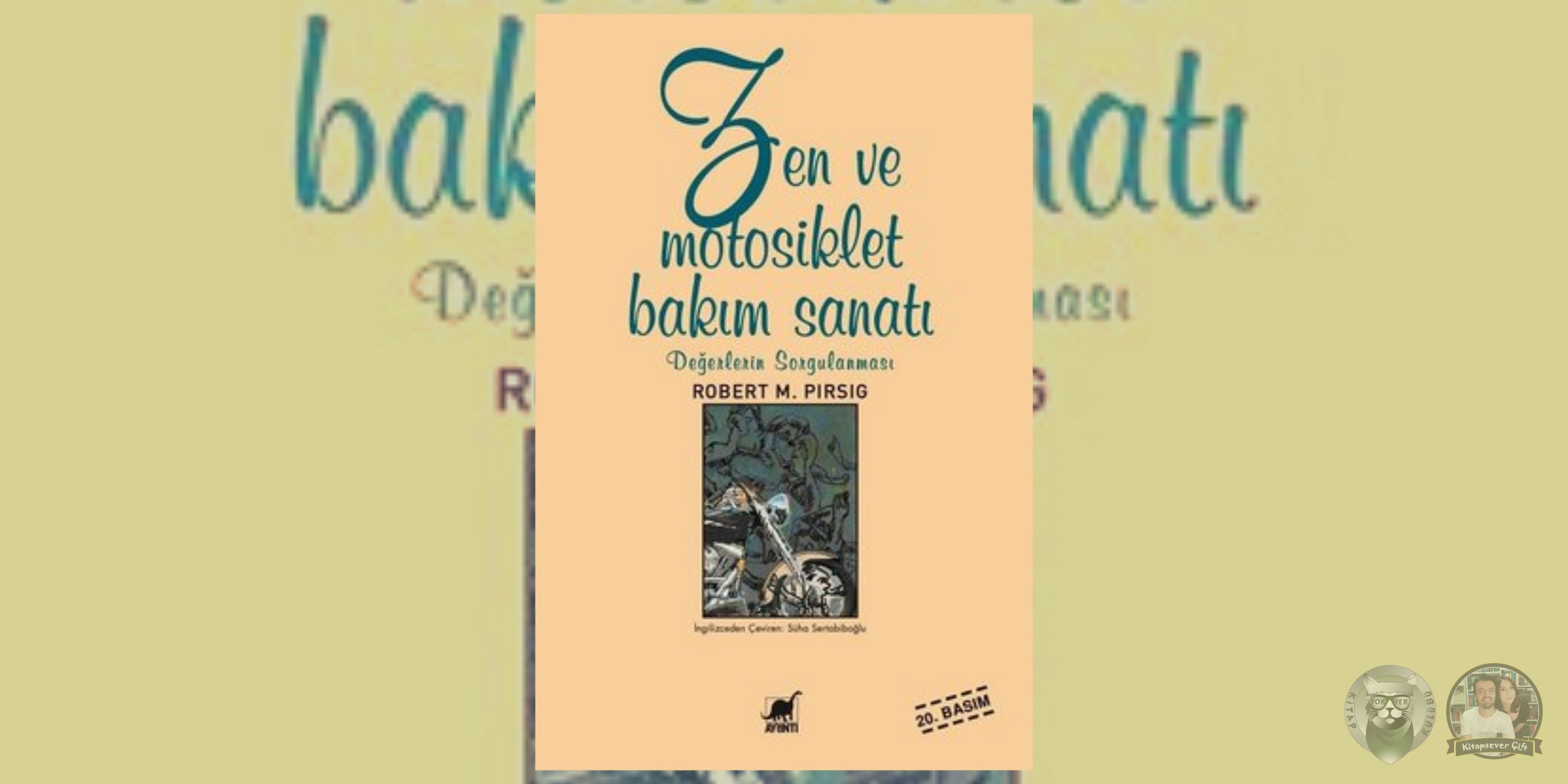 zen ve motosiklet bakım sanatı hayranlarına 10 kitap önerisi 1 – zen ve motosiklet bakim sanati degerlerin sorgulanmasi scaled