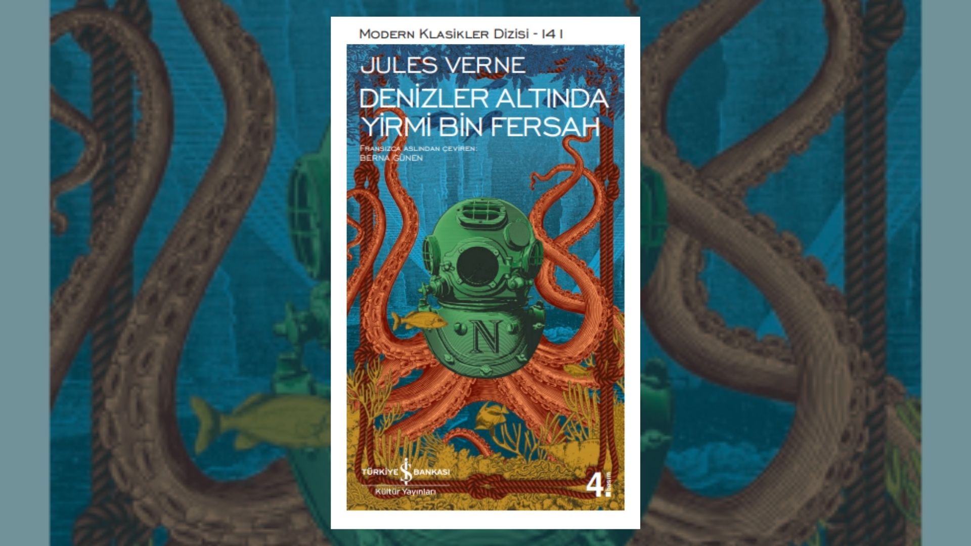 Frankenstein Hayranlarına 11 Kitap Önerisi 8 – Denizler Altinda Yirmi Bin Fersah