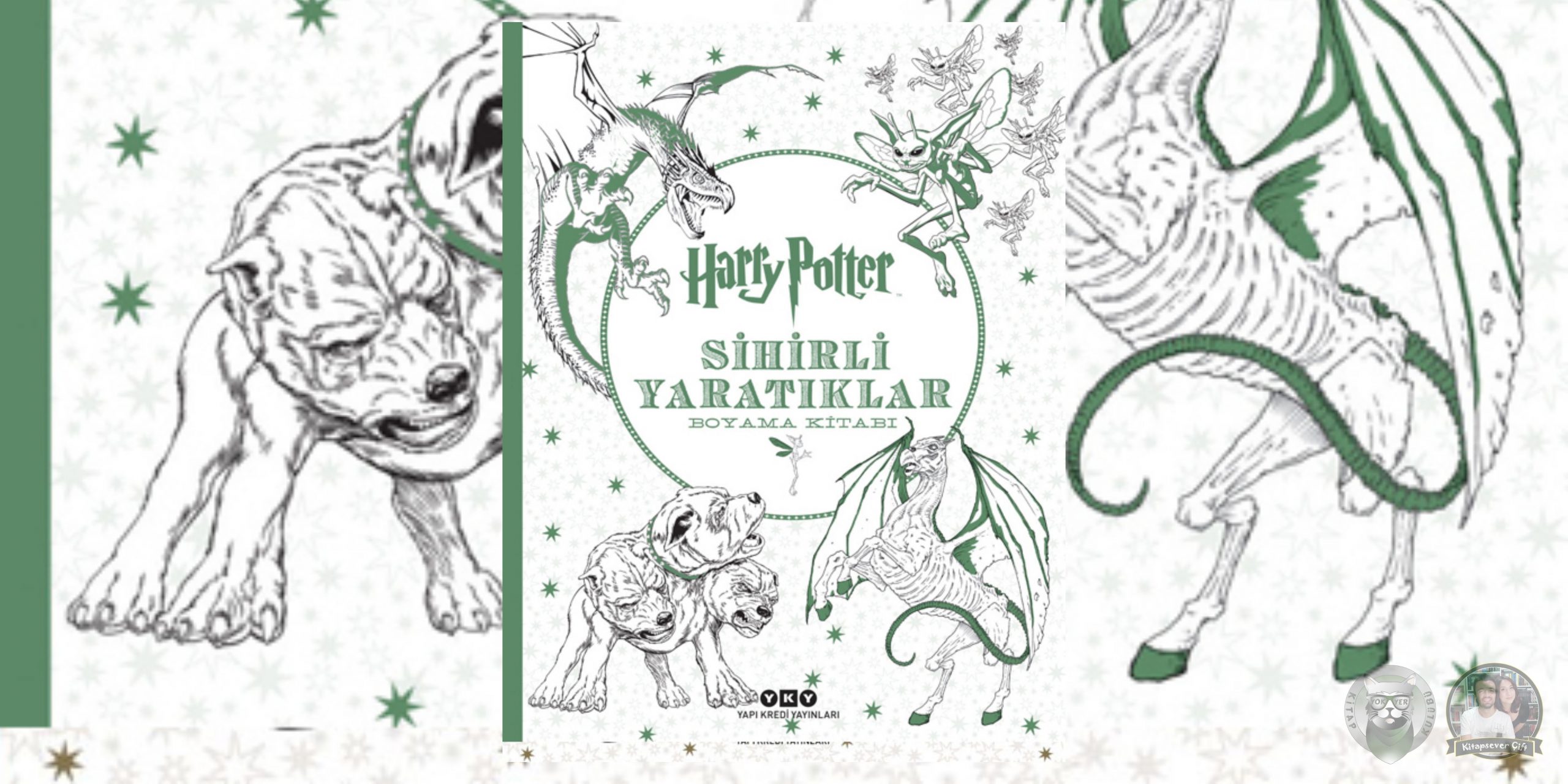 Harry Potter Serisi ve Daha Fazlası 22 – Harry Potter Sihirli Yaratiklar Boyama Kitabi scaled